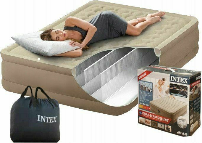 Кровать надувной-152х203х46 см. Intex-64428. Доставка бесплатно