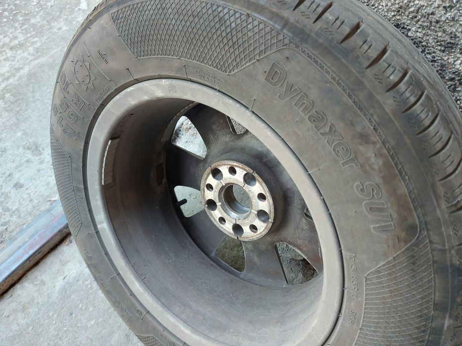 джанти с гуми 4 бр. за Ауди 16 цола употребявани в мн.добро състояние