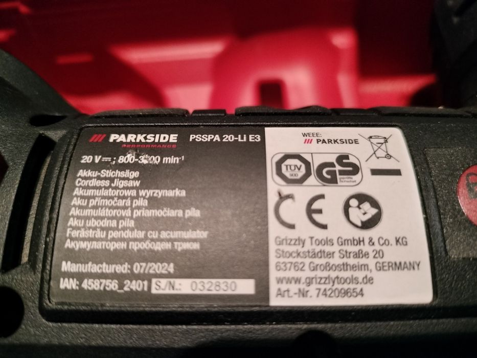 Vand Pendular(Decupir)Parkside Performance