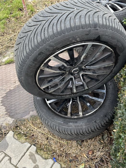 Vand jante volvo 205/55 R16 (5x108) cu caciucuri M+S bune!!
