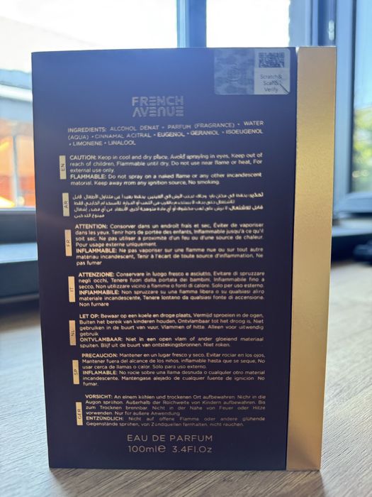 Духи french avenue liquid brun