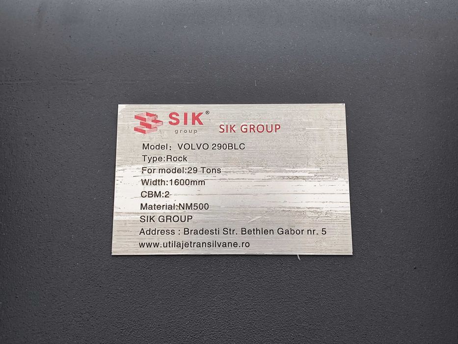 Cupă excavator ranforsată pentru EC290