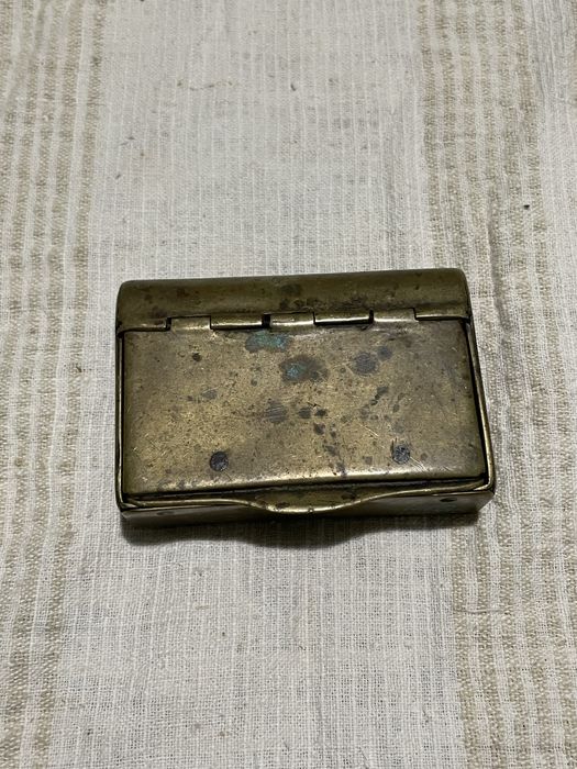 Бронзова Барутница Кутийка