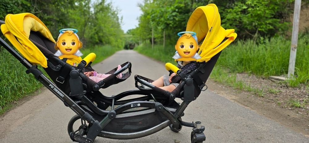 Коляска для двойни
