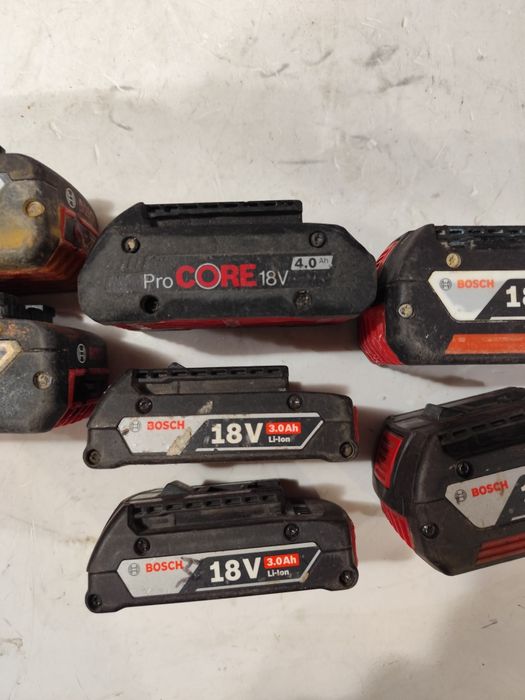 Батерии Бош Bosch 18 V pro core 3 и 4 амперачаса