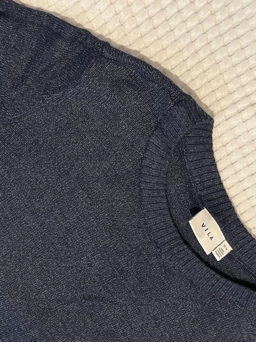 Pulovar albastru dama VILA, marime M