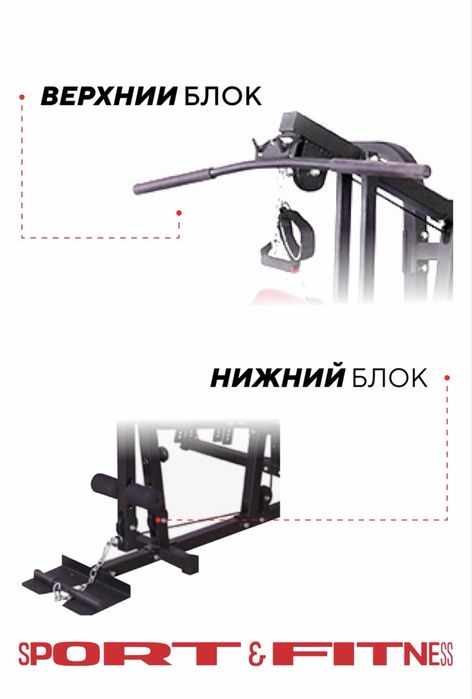Силовой тренажер. Мультистанция 7 в 1