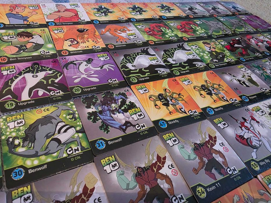 Ben 10 картички - 85 броя