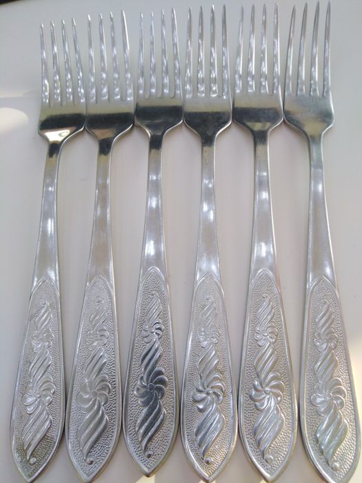 Руски вилици, лъжици, ножове от неръждаема стомана