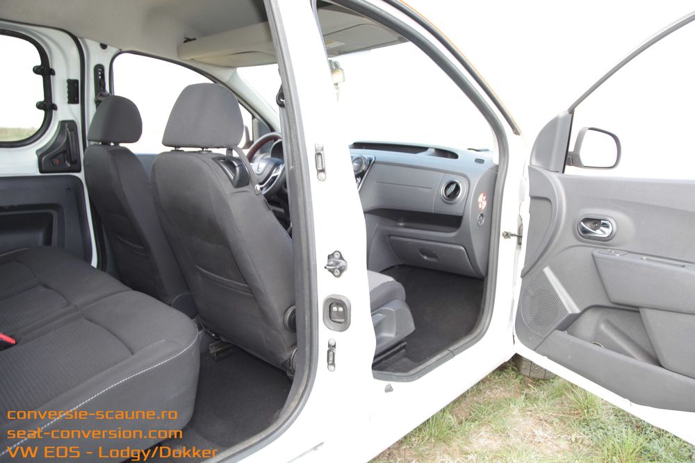 Sistem adaptare scaune de VW EOS pe Lodgy Dokker