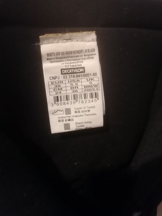 Cizme pt zăpadă, mărimea 38