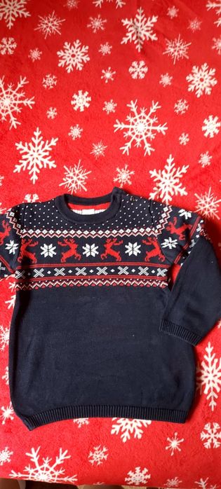 Bluza baiat Crăciun 3-4 ani