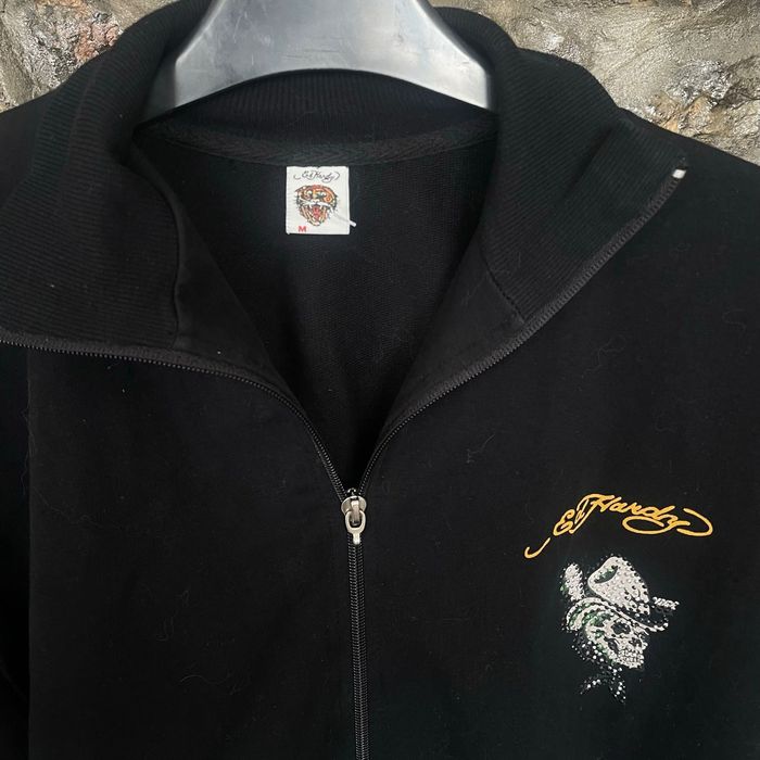 Ed Hardy черен дамски суичър размер М