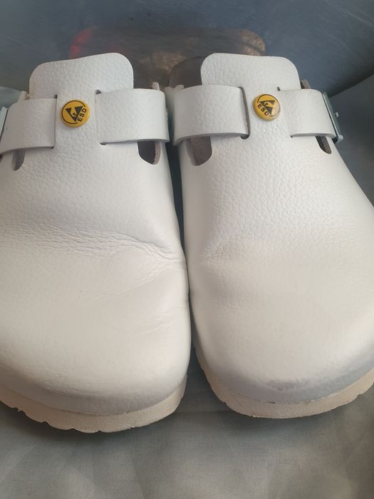 Saboți piele talpă ortopedică pentru bucătari