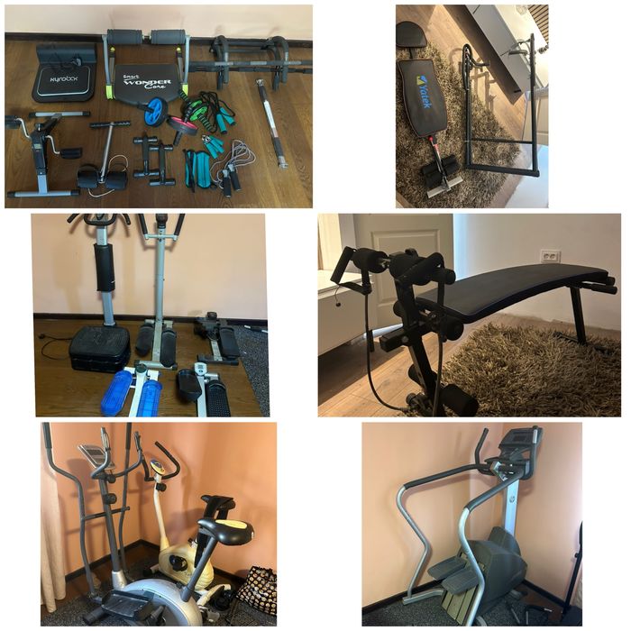 Aparate fitness, aparat vibromasaj, banca multifunctionala / stepper