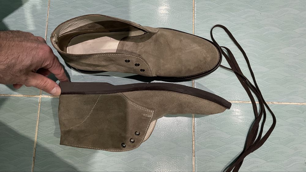 Ботинки замшевые демисезонные