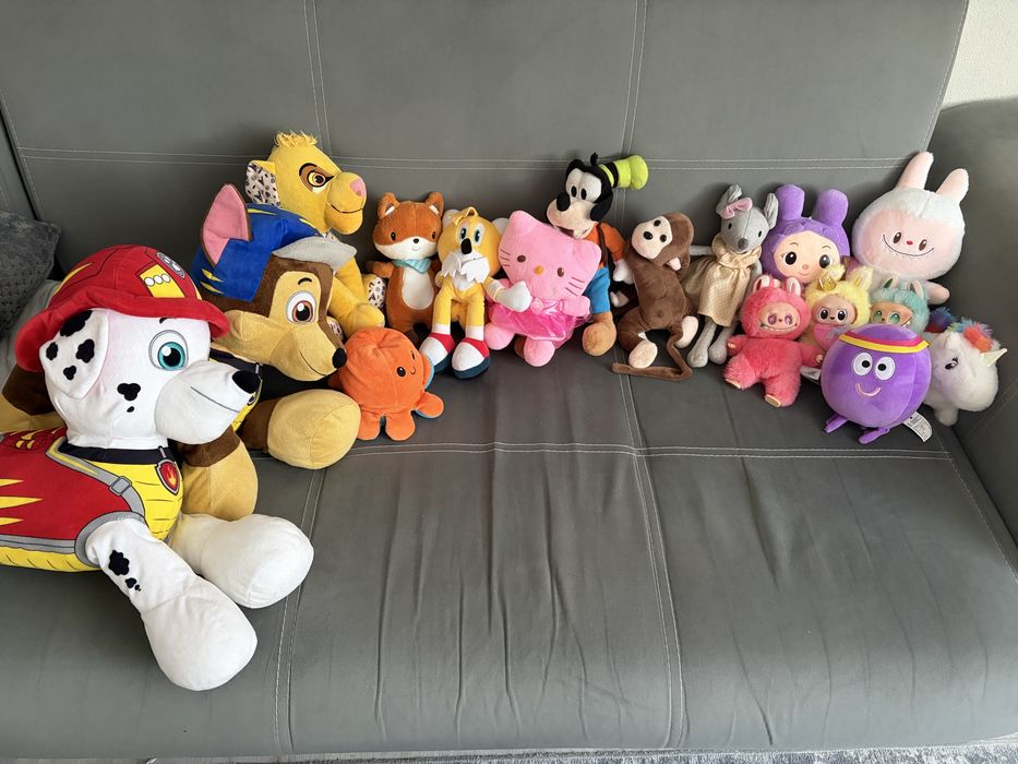Плюшени играчки – Paw Patrol, Hello Kitt, Mickey Mouse, Tails и други