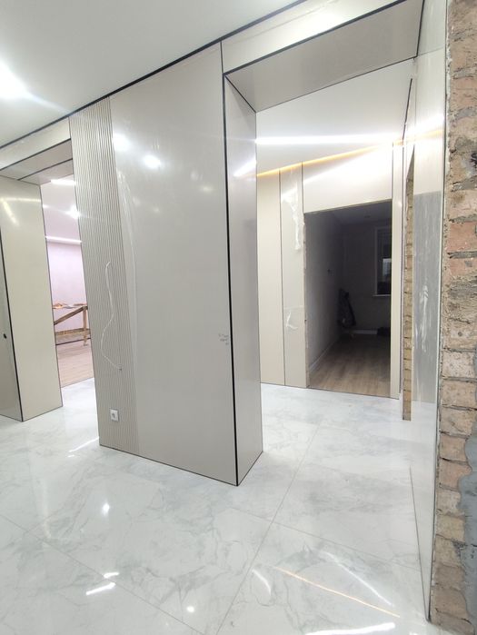 Монтаж бамбуковых панелей