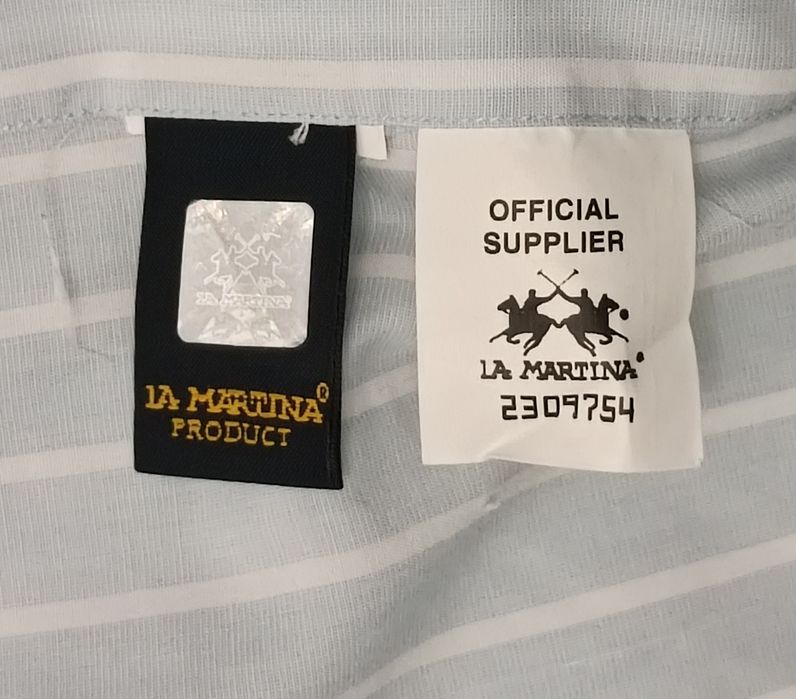 La Martina Long Sleeve оригинална риза L памучна дълъг ръкав