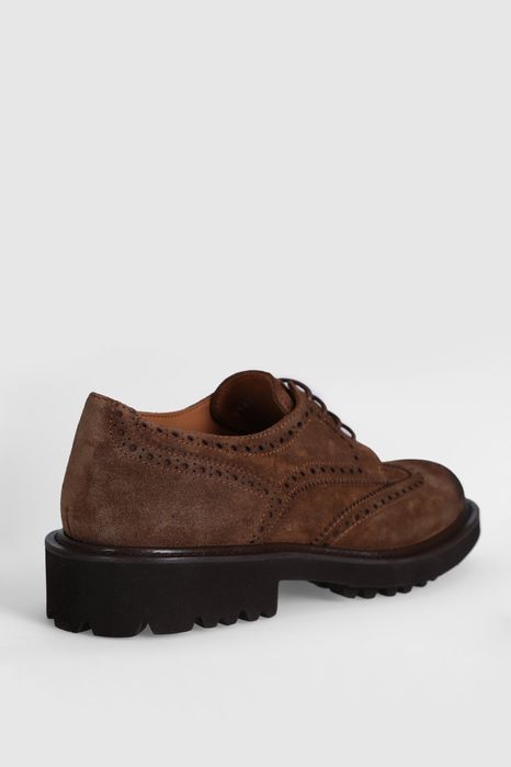 Pantofi Oxford din piele naturală întoarsă, mărimea 43