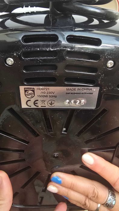 Phillips air fryer HD9721