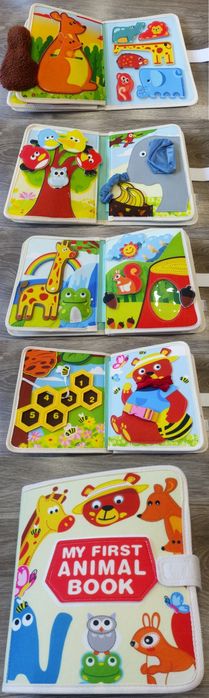 Нови Монтесори тихи книжки от филц / Busy books