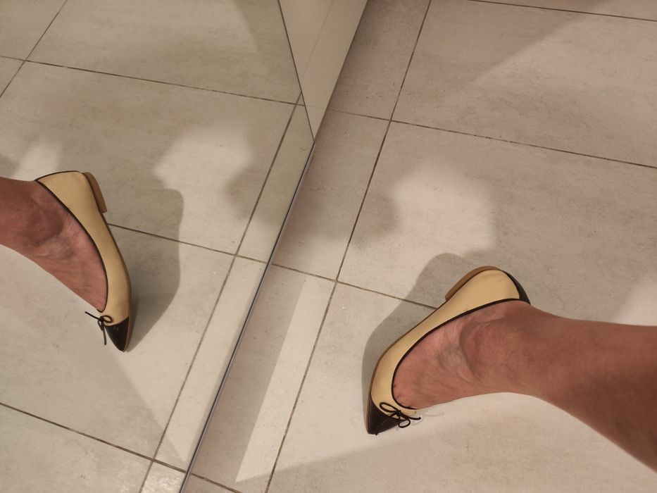 Balerini piele naturala