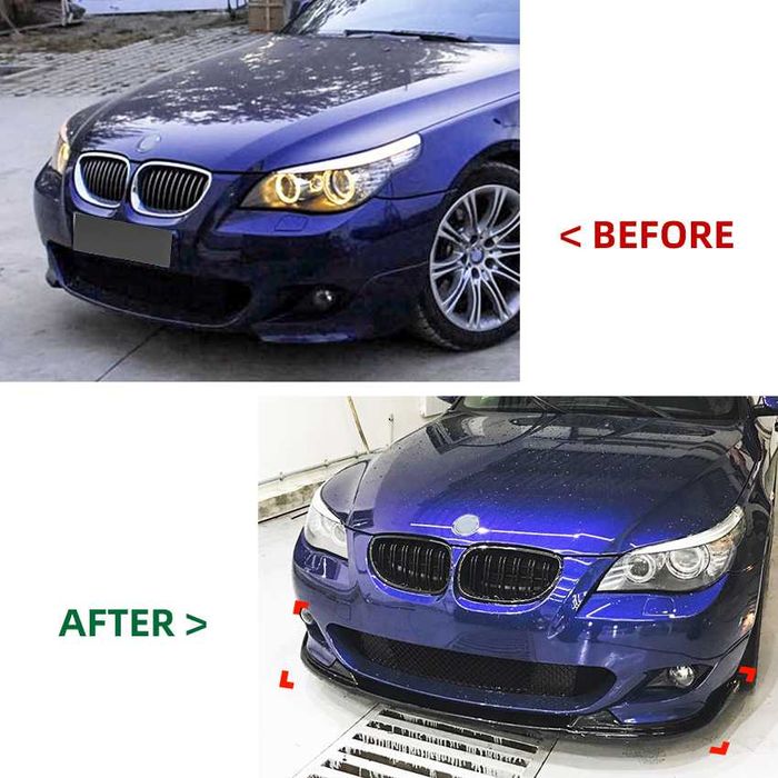 Spoiler prelungire bara fata  BMW Seria 5 E60 M AVE-S-0026