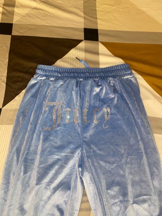 Trening din catifea dama S albastru