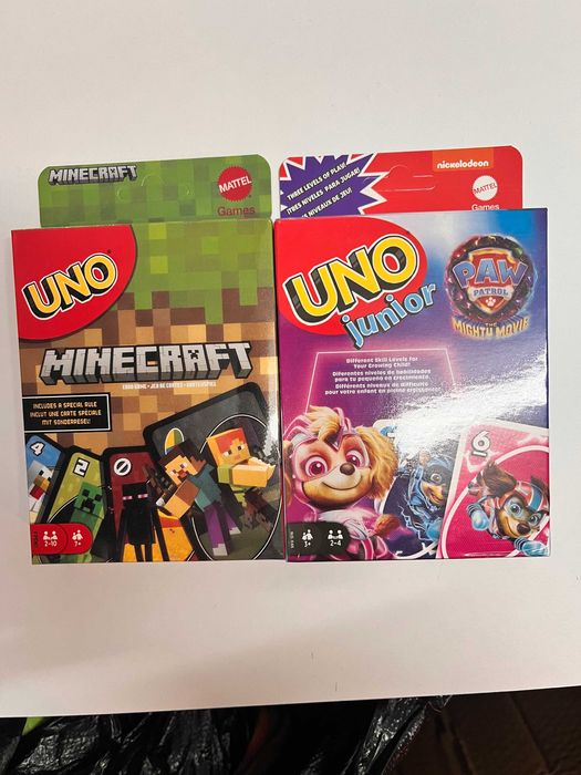 Карти УНО 7 вида Uno Cards Хари Потър , Майкрафт , Покемон , Куроми