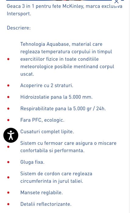 Geaca 3 in 1 pentru fete McKinley