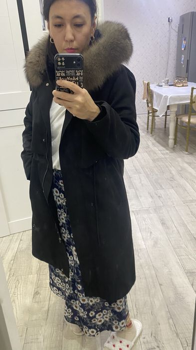 Парка теплая б/у,