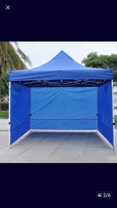 Cort pavilion pliabil Negru 3 x 3 NOU negru alb verde rosu albastru