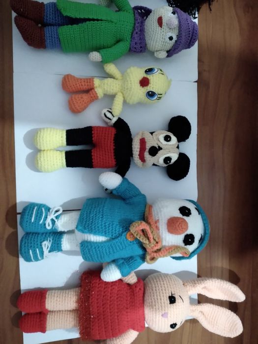 Papusi handmade din bumbac