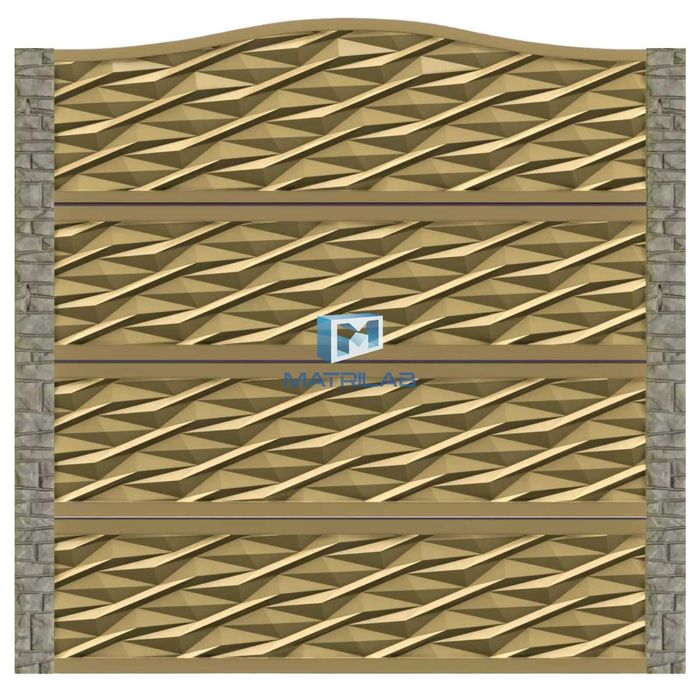 Matrite gard 100 lei panouri 3D forme stalpi piatra decorativa cruci