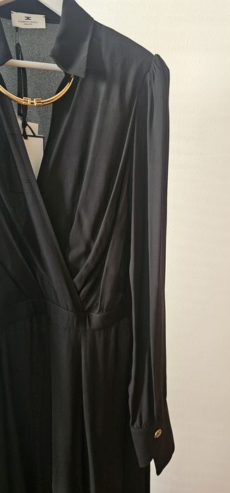 Elisabetta Franchi черна рокля