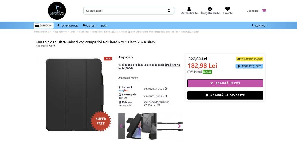 Husa Tableta Spigen Ultra Hybrid Pro