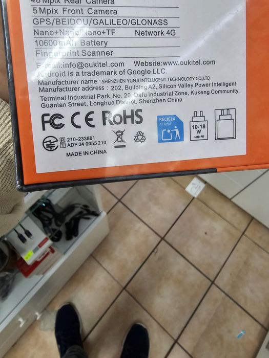 Oukitel G1, 6/256GB, Sigilat, Garanție