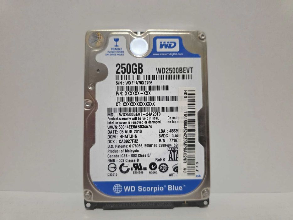 Hard Disk laptop 250GB, 1000GB