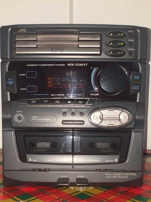 JVC MX-D301T combina muzicala vintage - Mini Audio System JVC CA-D301T