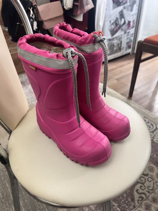 Резиновые сапоги утепленны для мальчика