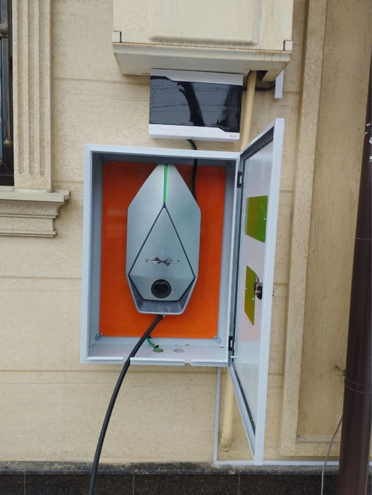 7kwt зарядка установка, сервис и диагностика  
Подключение 220В и