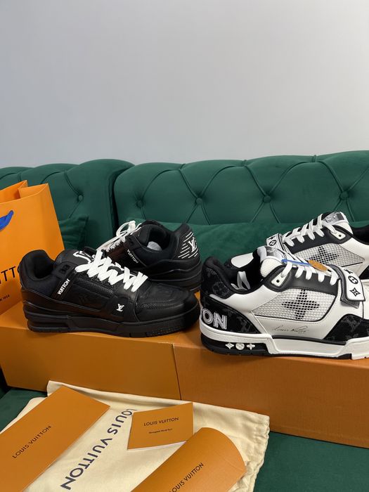 Adidasi Louis Vuitton piele naturala 100% Premium Full Box