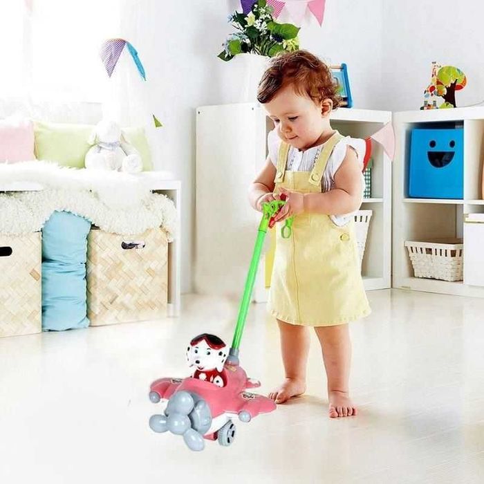 Буталка куче в самолет, играчка за бутане