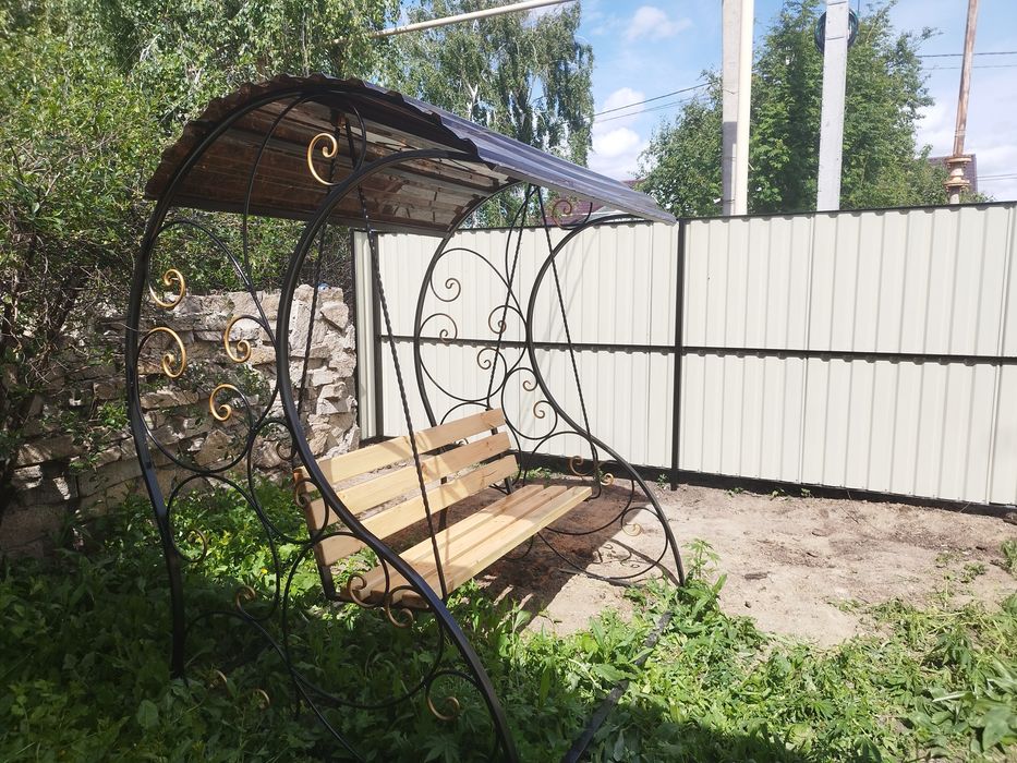 Заборы , ворота, мангал,беседки ,качели
