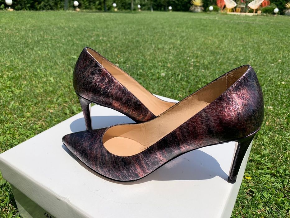 Pantofi Musette, piele naturală, mărimea 38