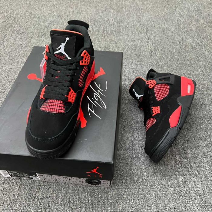 Air Jordan 4 Red Thunder 36-46 [Verificare Colet]