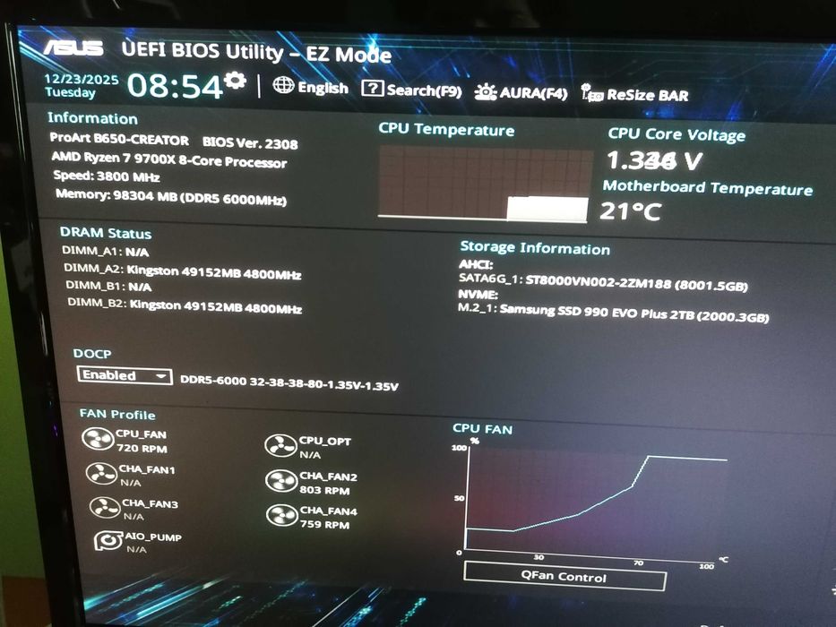 Memorie RAM Kingston FURY Renegade Silver 96GB DDR5 6000MHz CL32