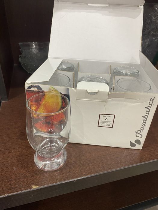 Посуда стакан 6шт вареница