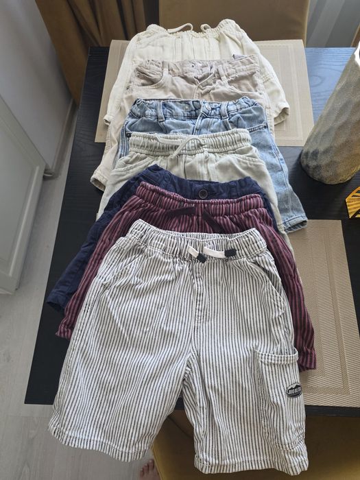 Pantaloni scurti Zara, marimea 110, 7 perechi la 249 lei